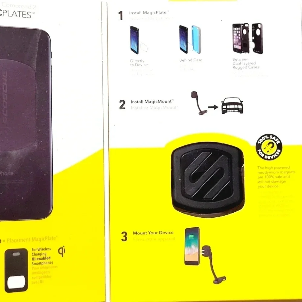 Scosche magicMOUNT Power Magnetic Car Vent Mount for Mobile Devices New‎ in Box
